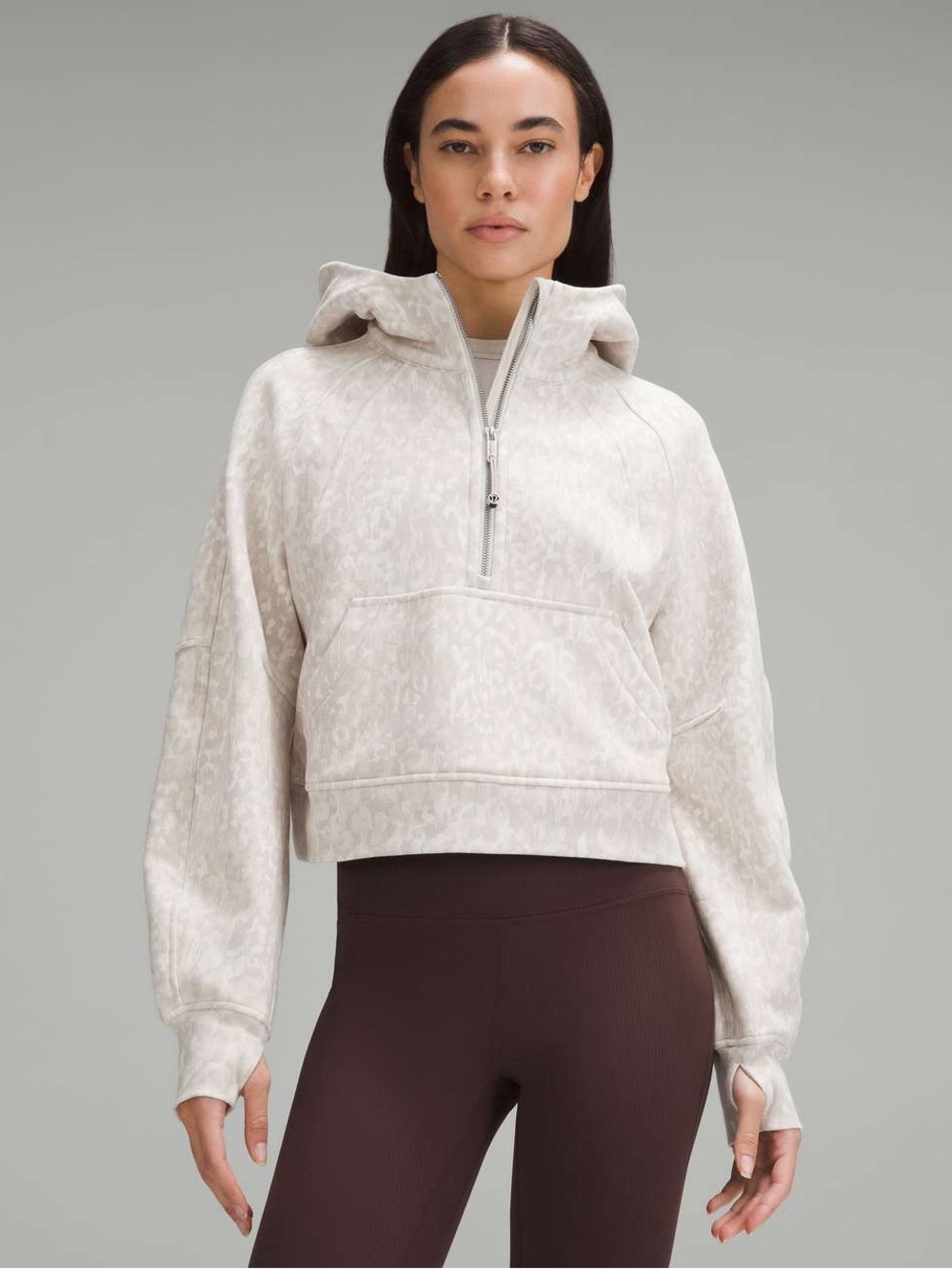 Lululemon Scuba Hoodie Light Animal Print